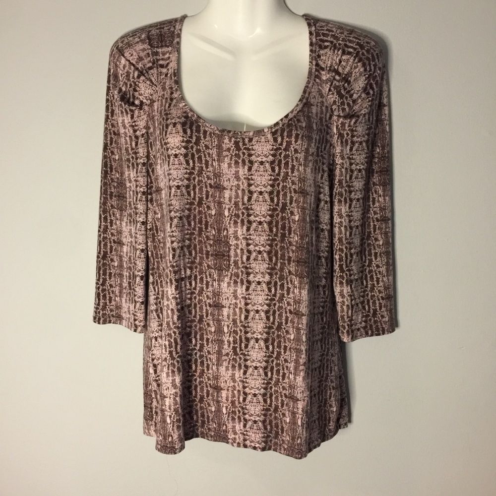 Jennifer Lopez Fashion 3/4 Sleeve Top